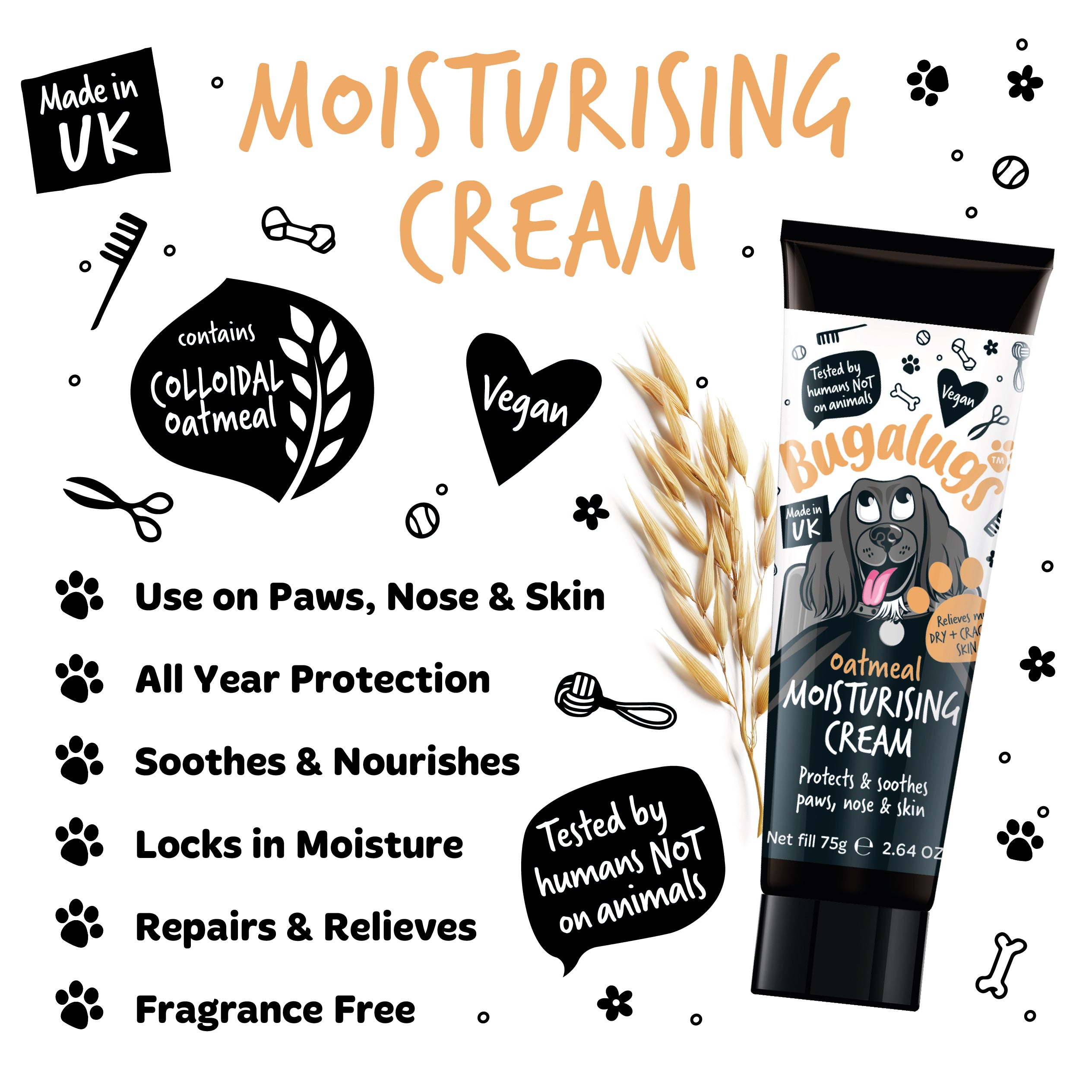 Bugalugs - Moisturising Cream (Nose, Paw & Skin)