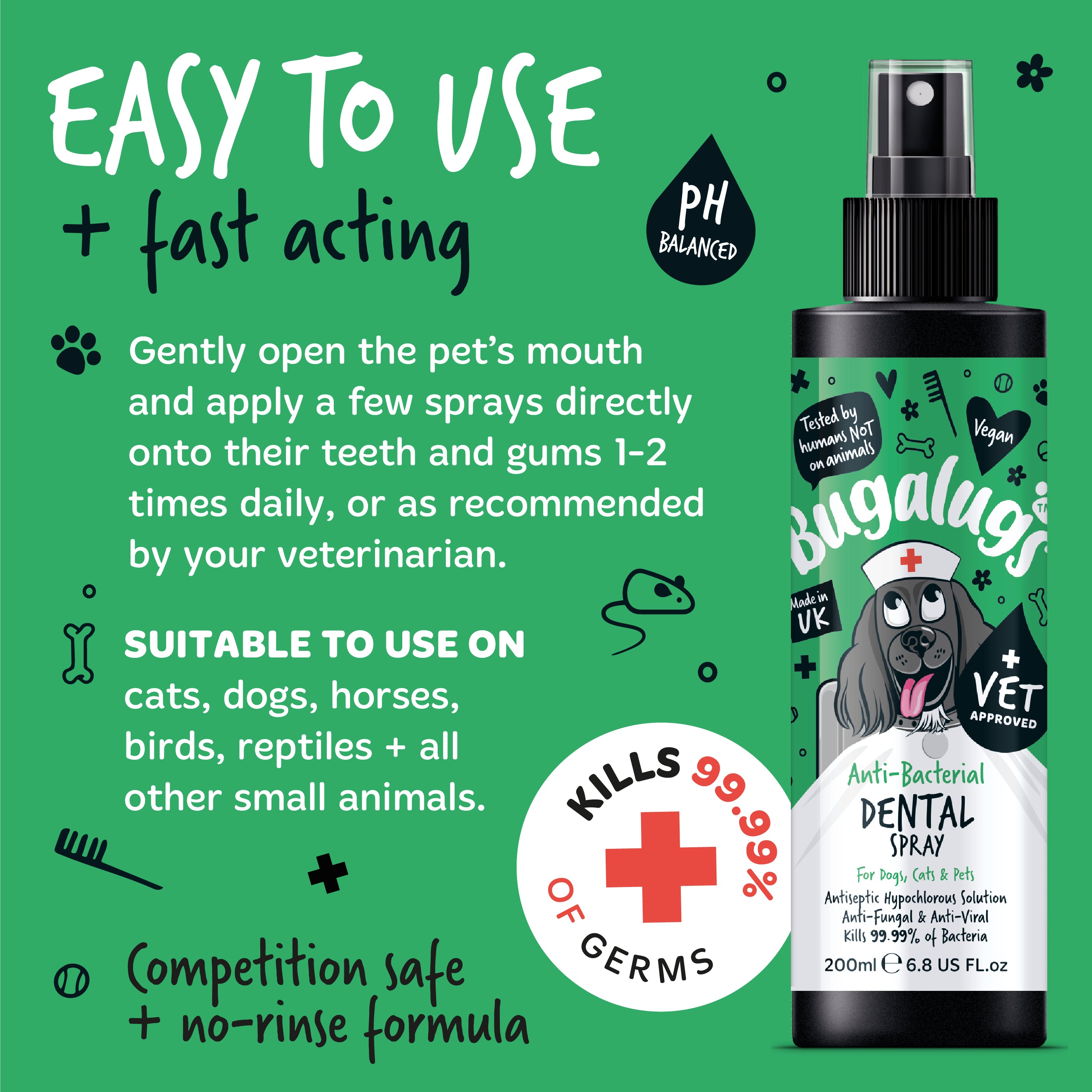 Bugalugs - Anti-Bacterial Dental Spray