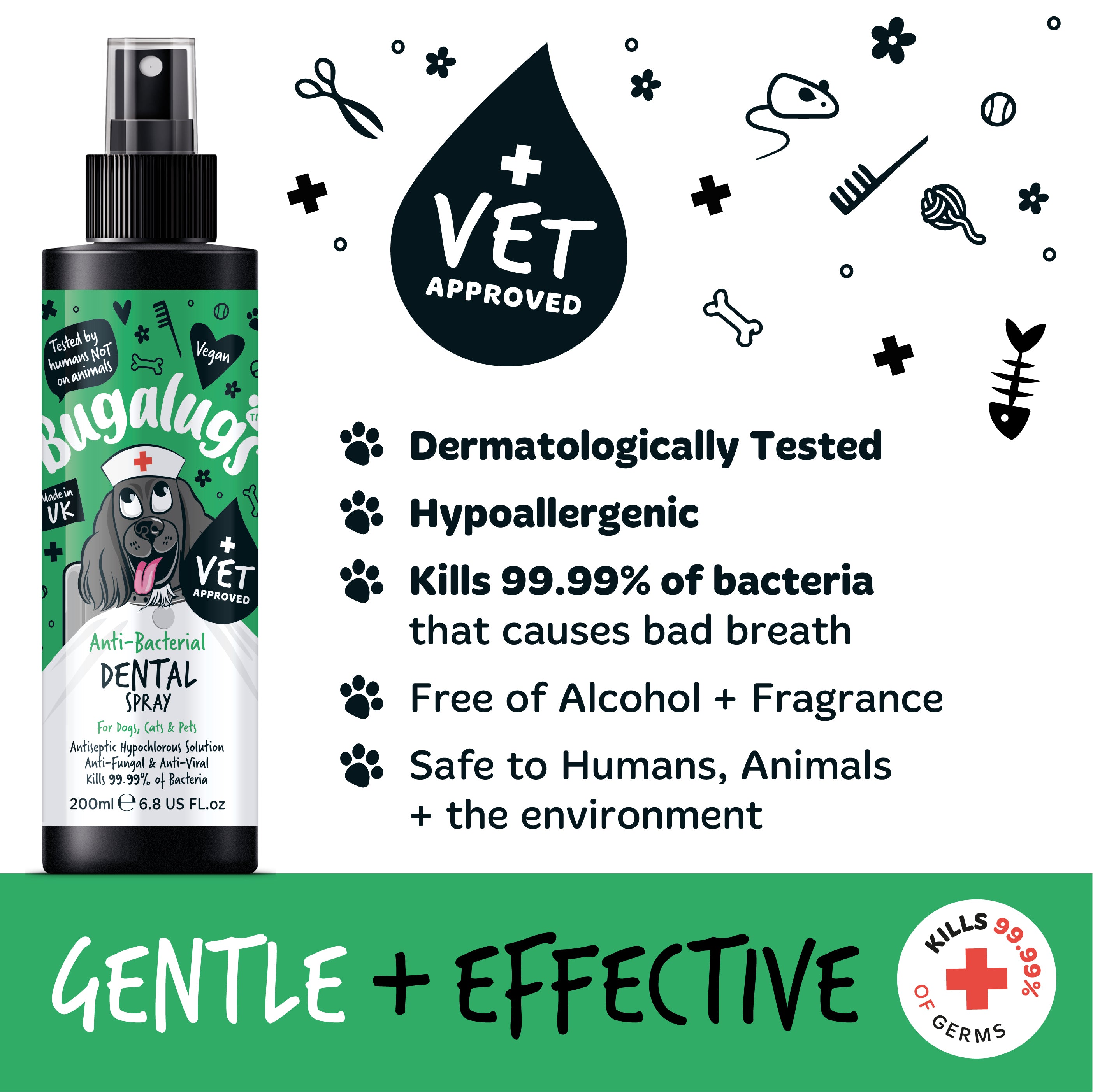 Bugalugs - Anti-Bacterial Dental Spray