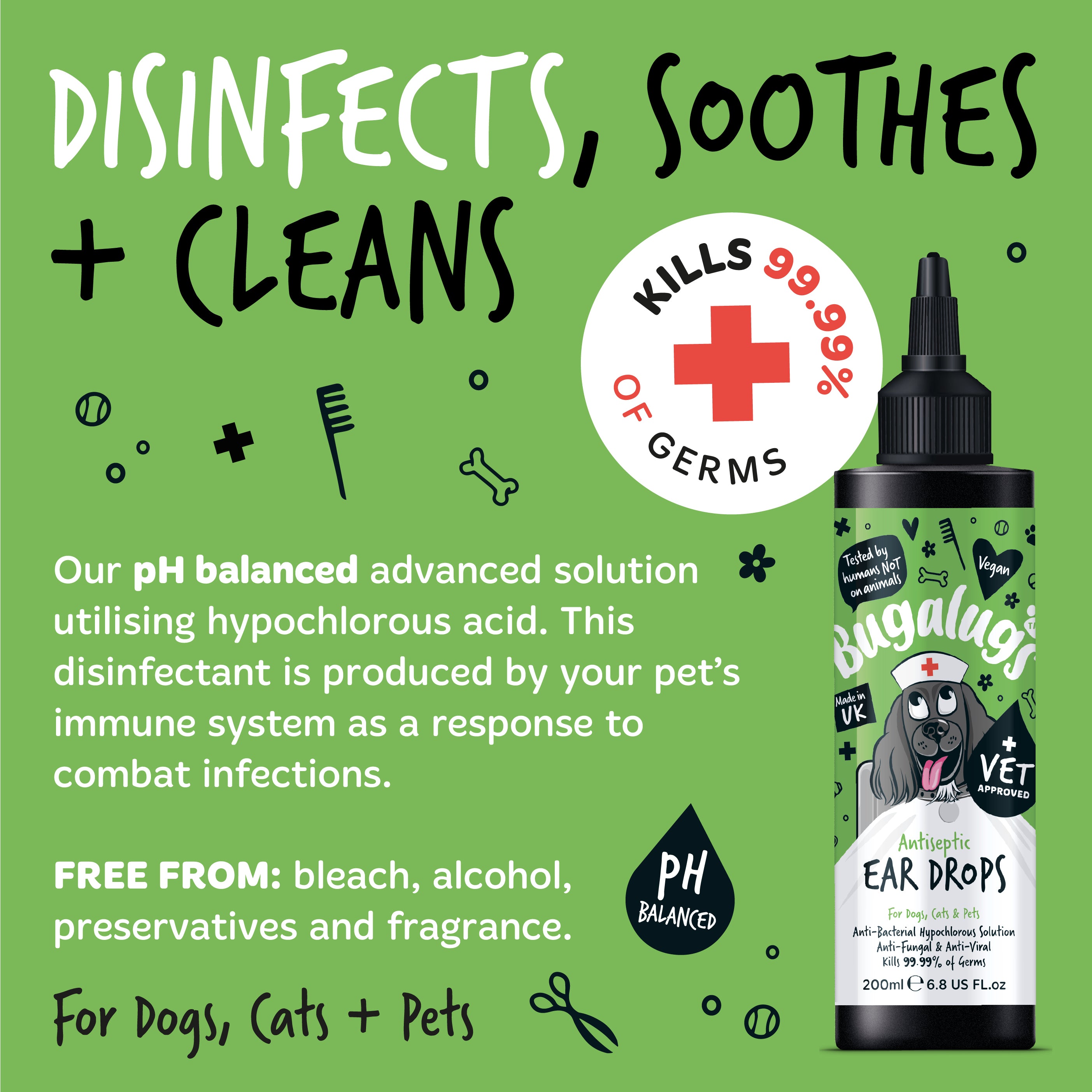 Bugalugs - Antiseptic Ear Drops