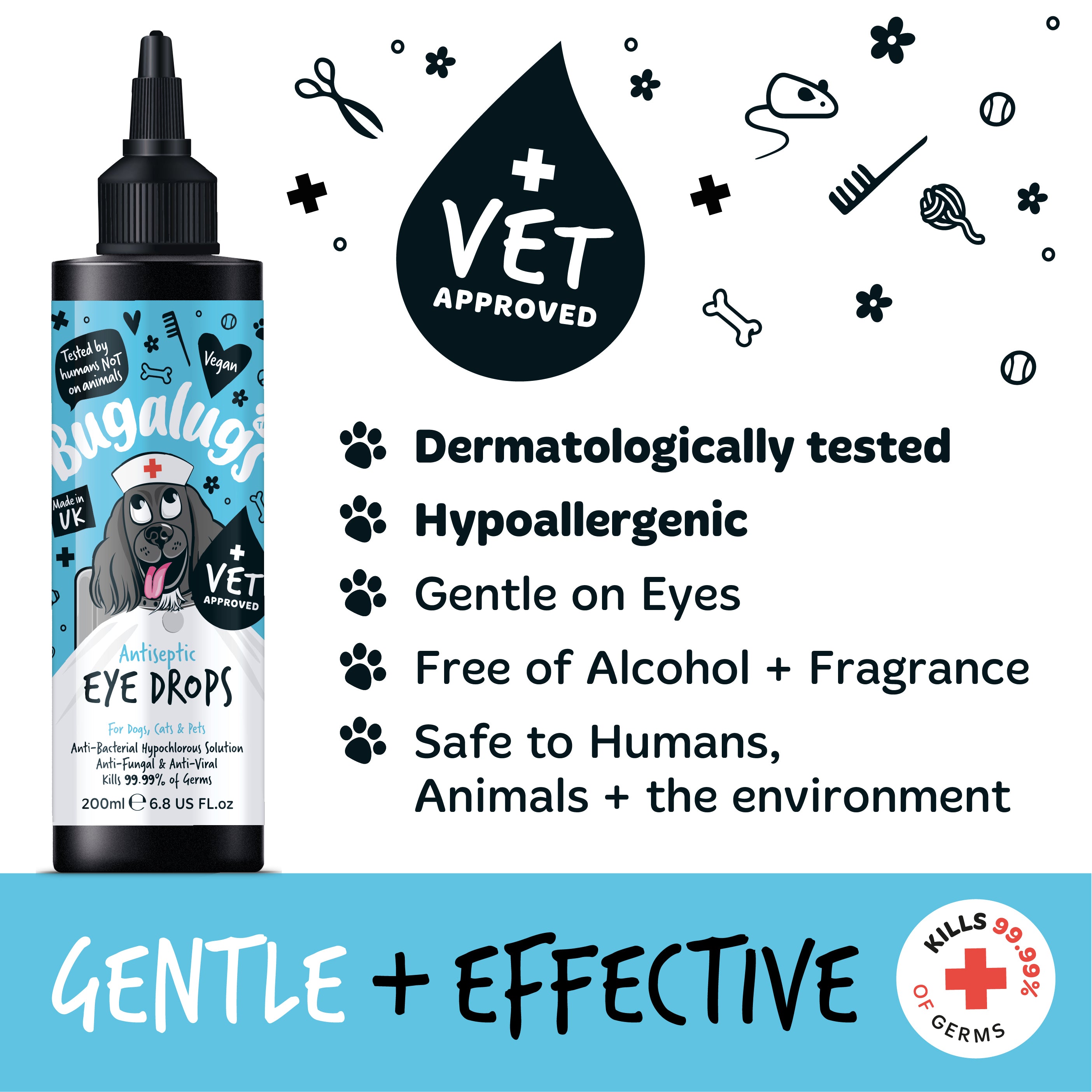 Bugalugs - Antiseptic Eye Drops