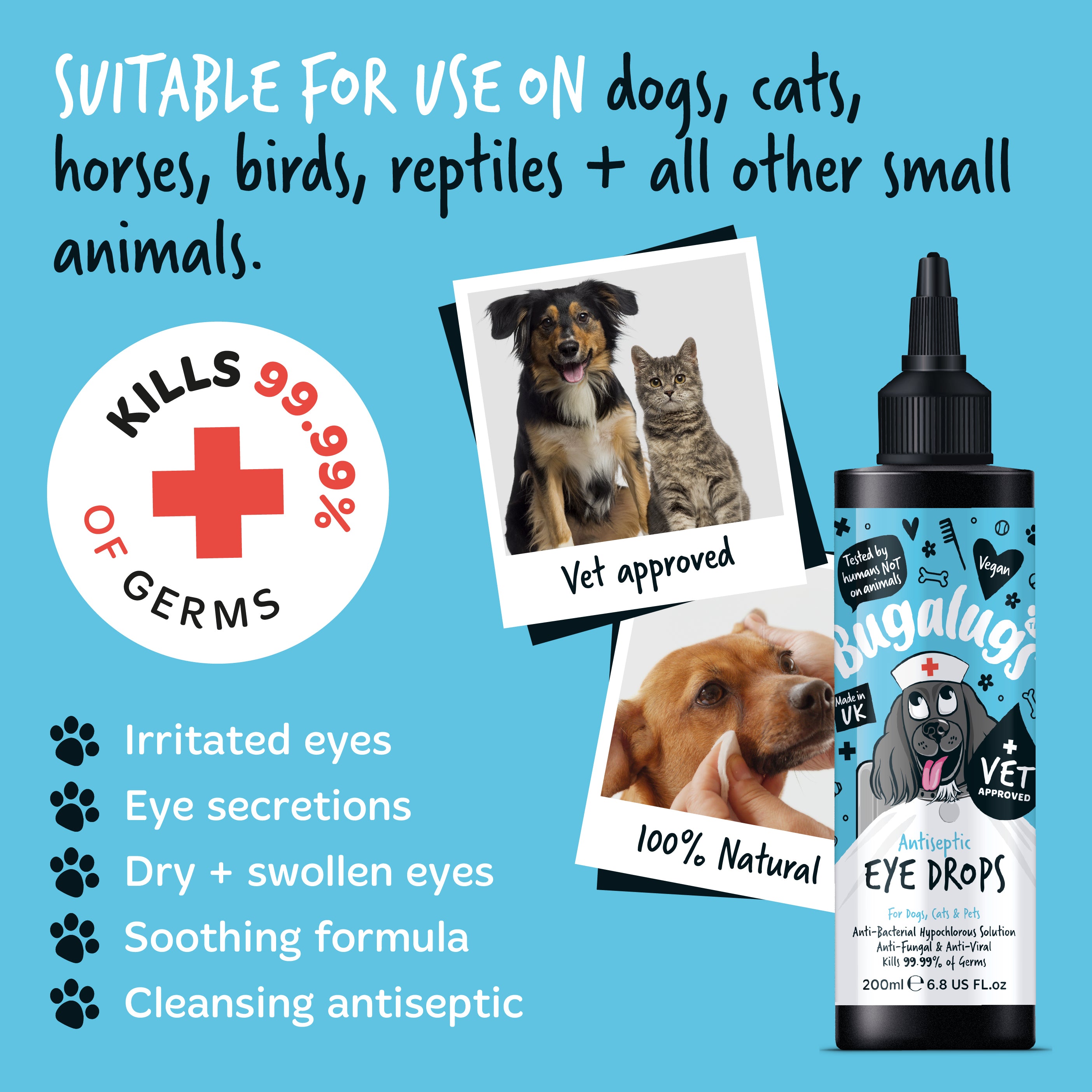 Bugalugs - Antiseptic Eye Drops