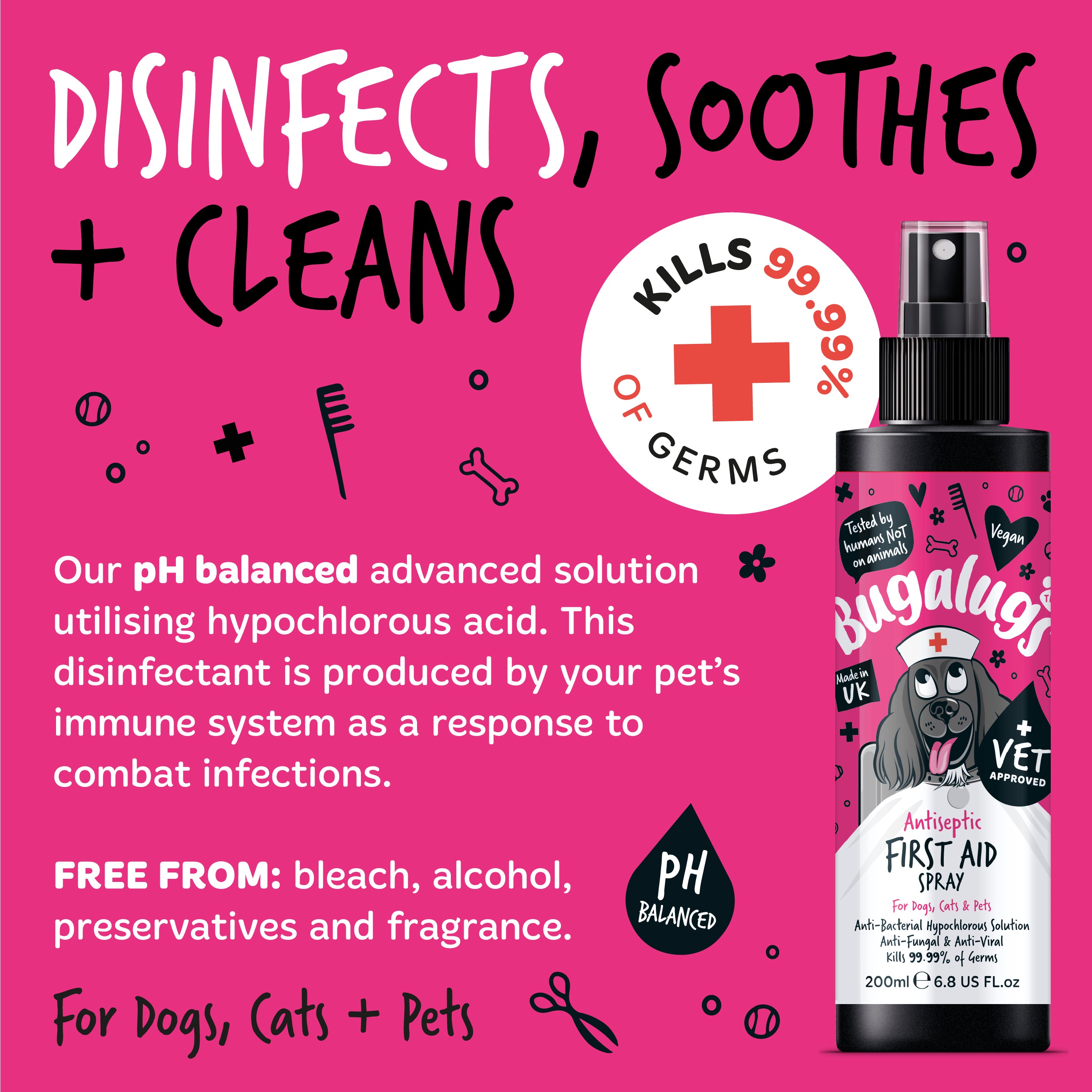 Bugalugs - Antiseptic First Aid Spray