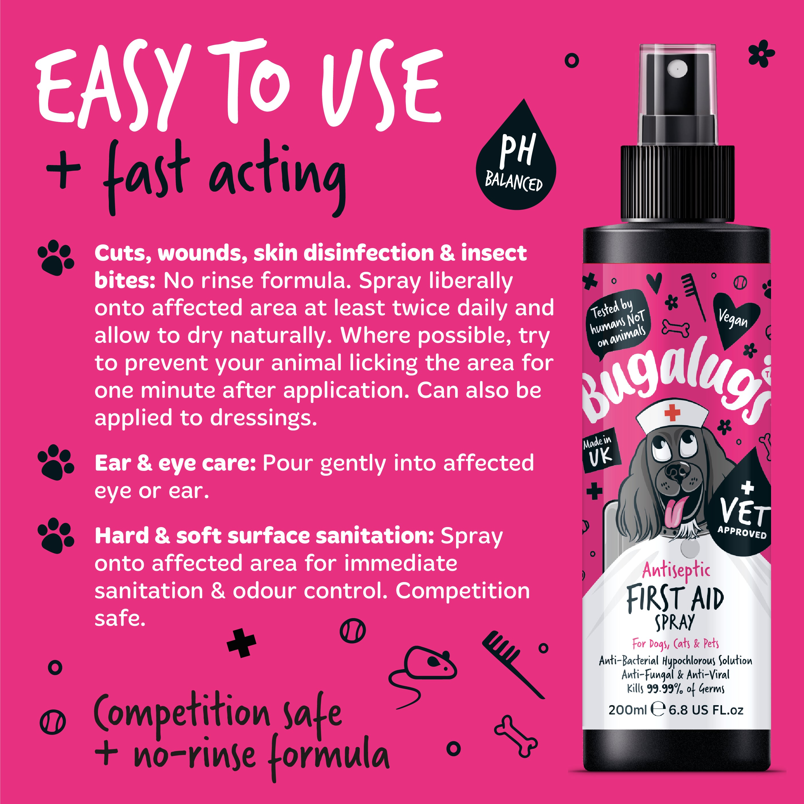 Bugalugs - Antiseptic First Aid Spray