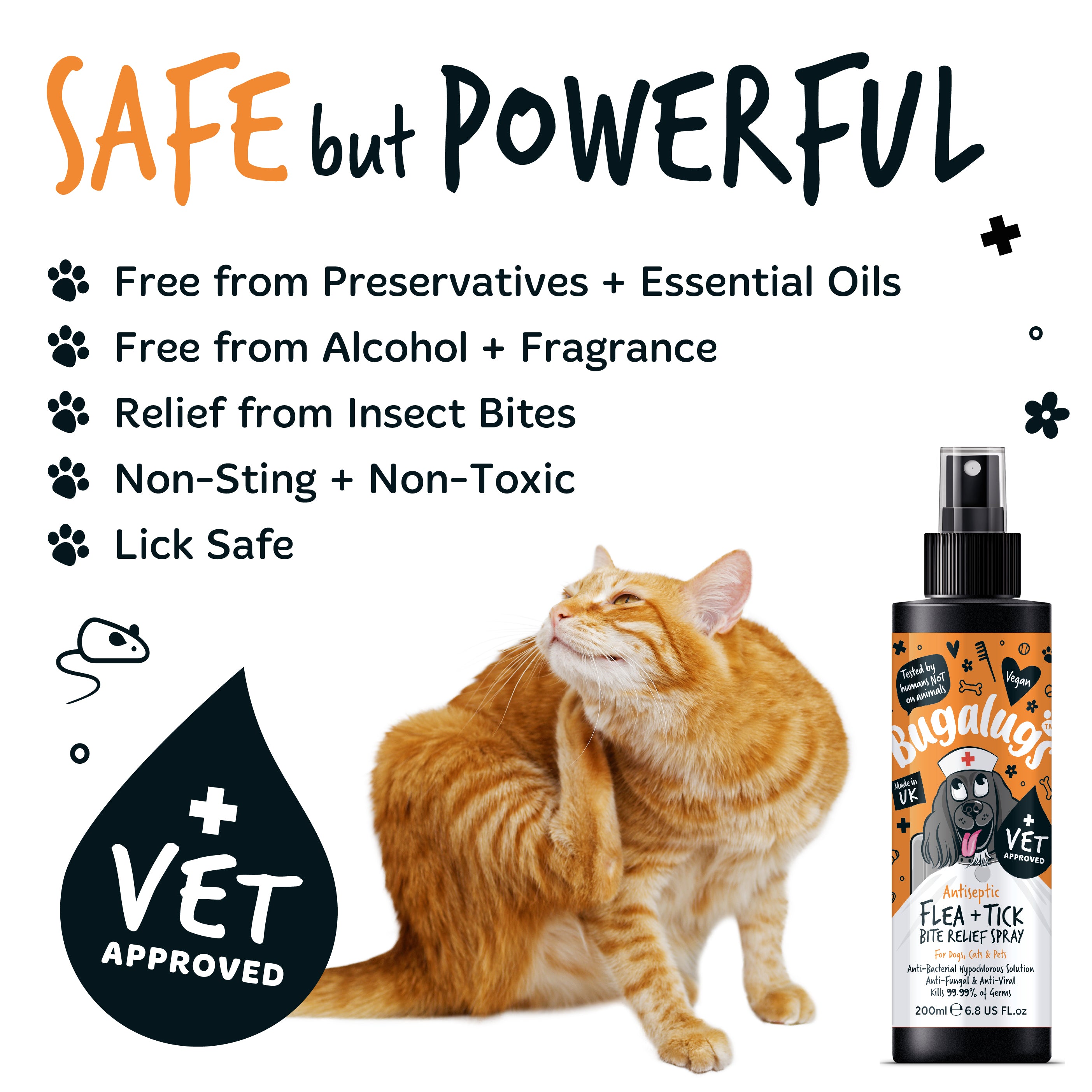 Bugalugs - Antiseptic Flea & Tick Bite Relief