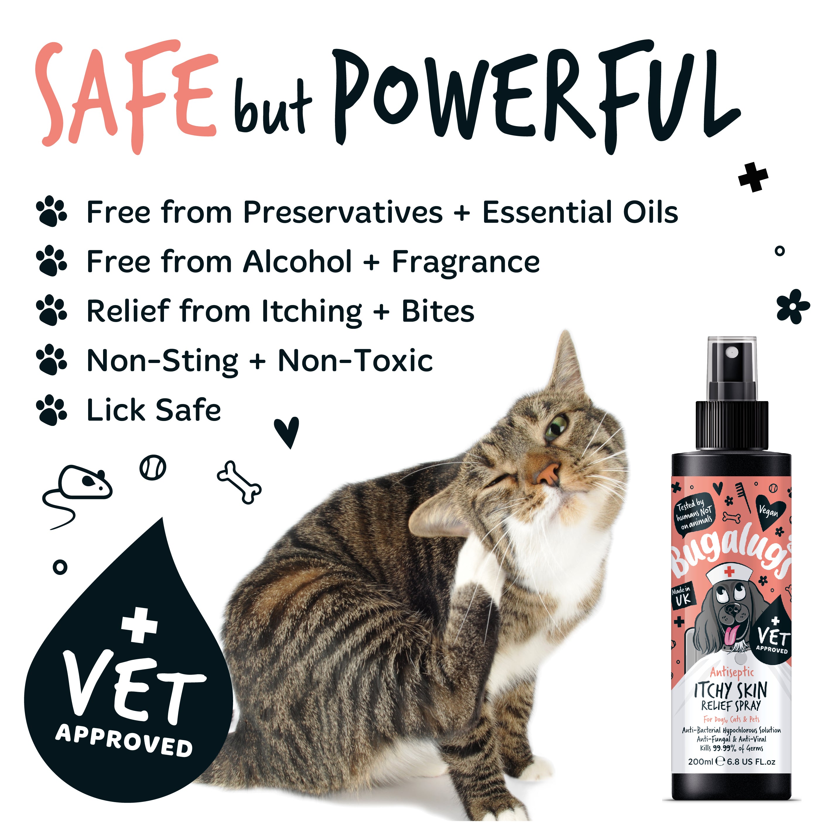 Bugalugs - Antiseptic Itchy Skin Relief Spray