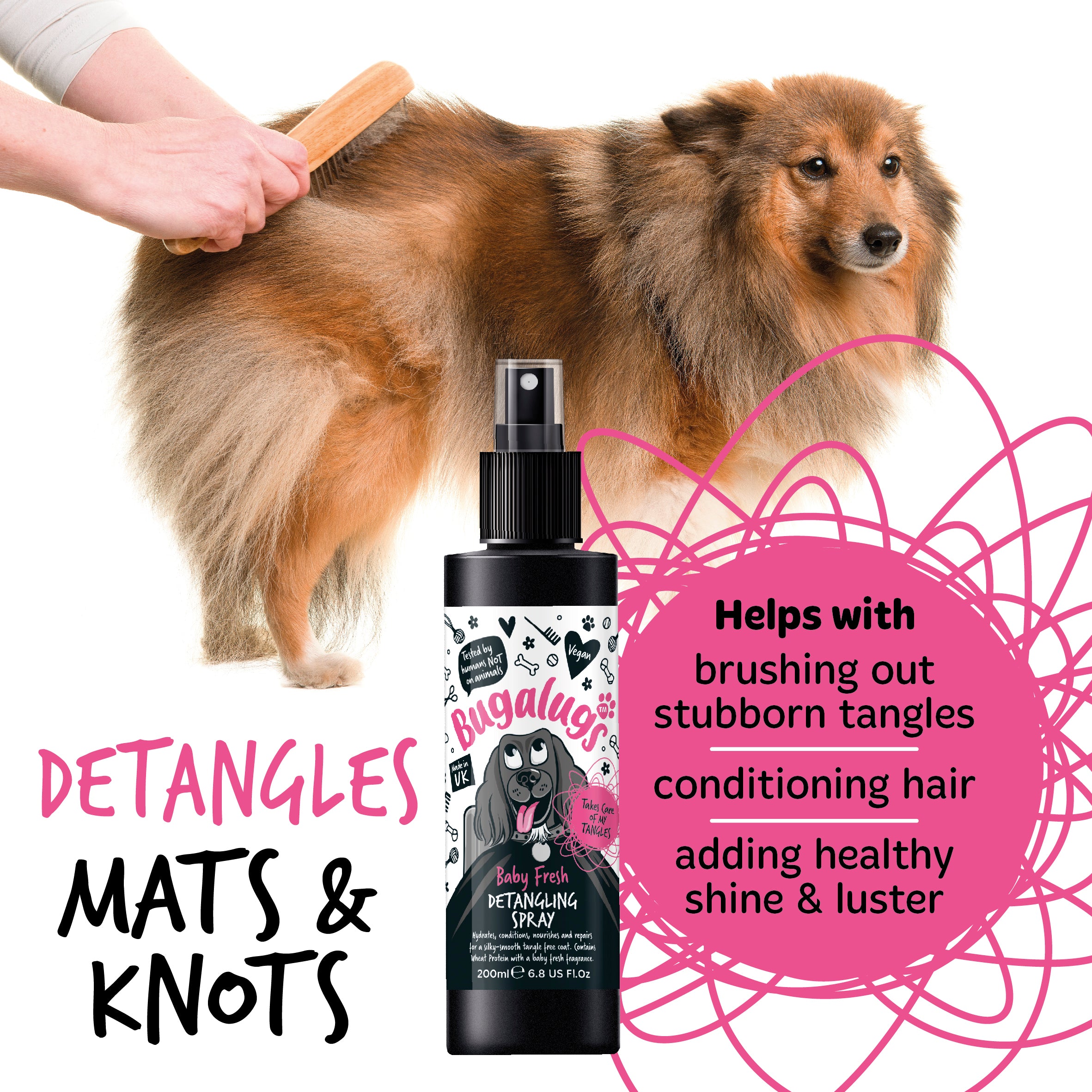 Bugalugs - DETANGLING SPRAY (Baby Fresh)