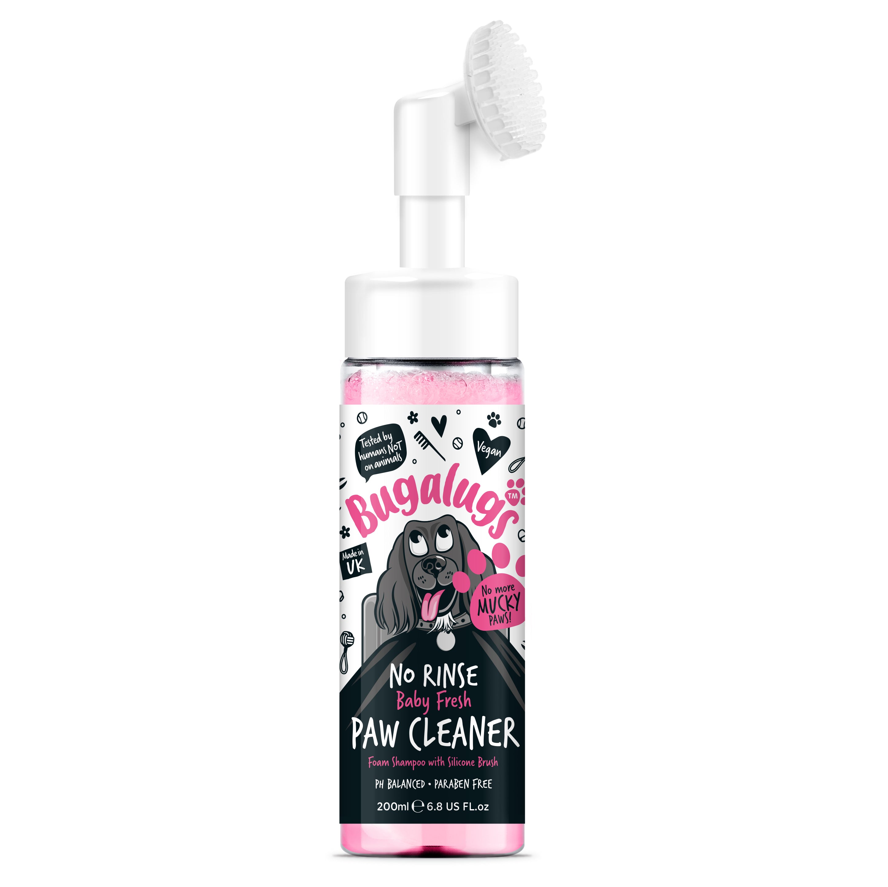 Bugalugs - NO RINSE PAW CLEANER - Baby Fresh