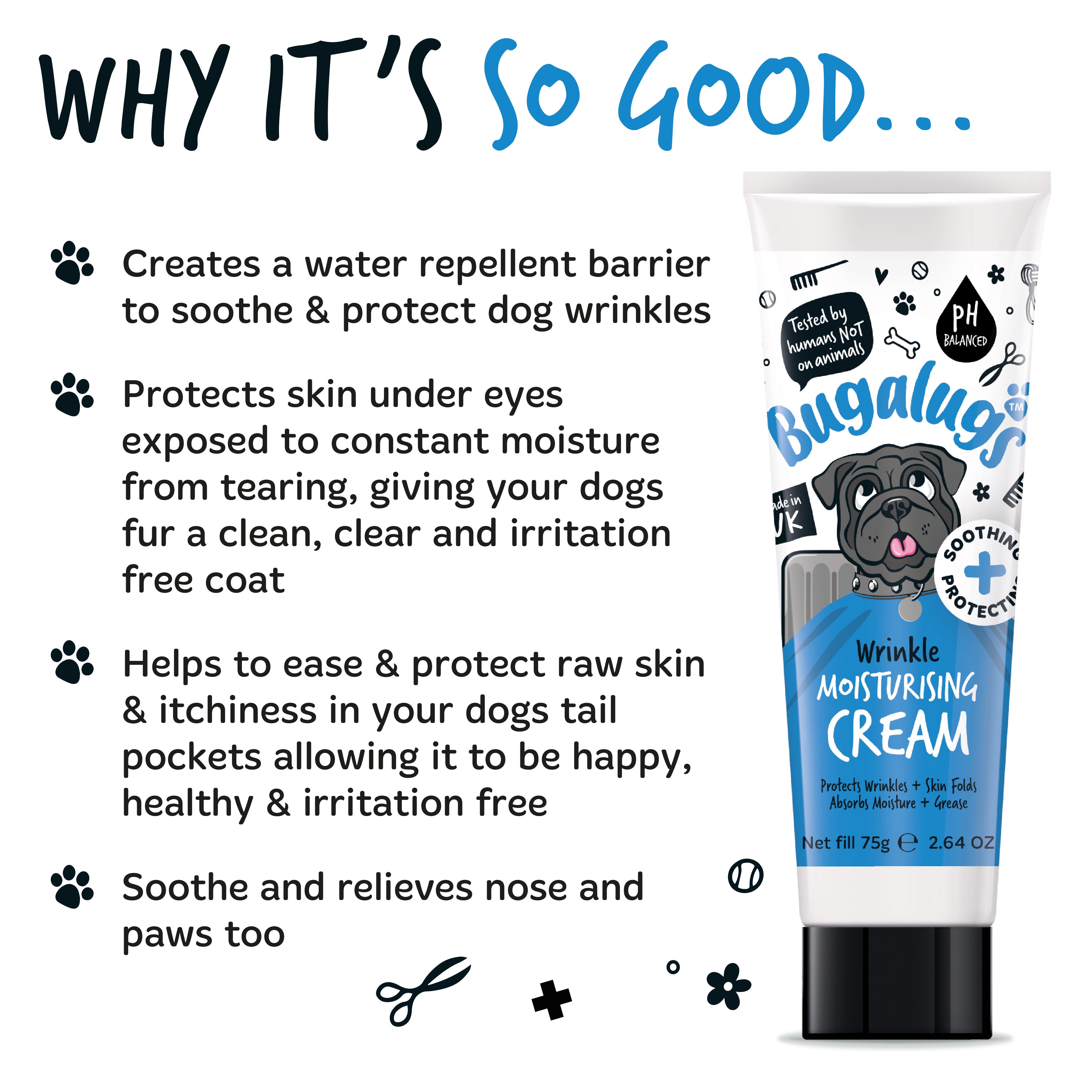 Bugalugs - Wrinkle Cream 75g
