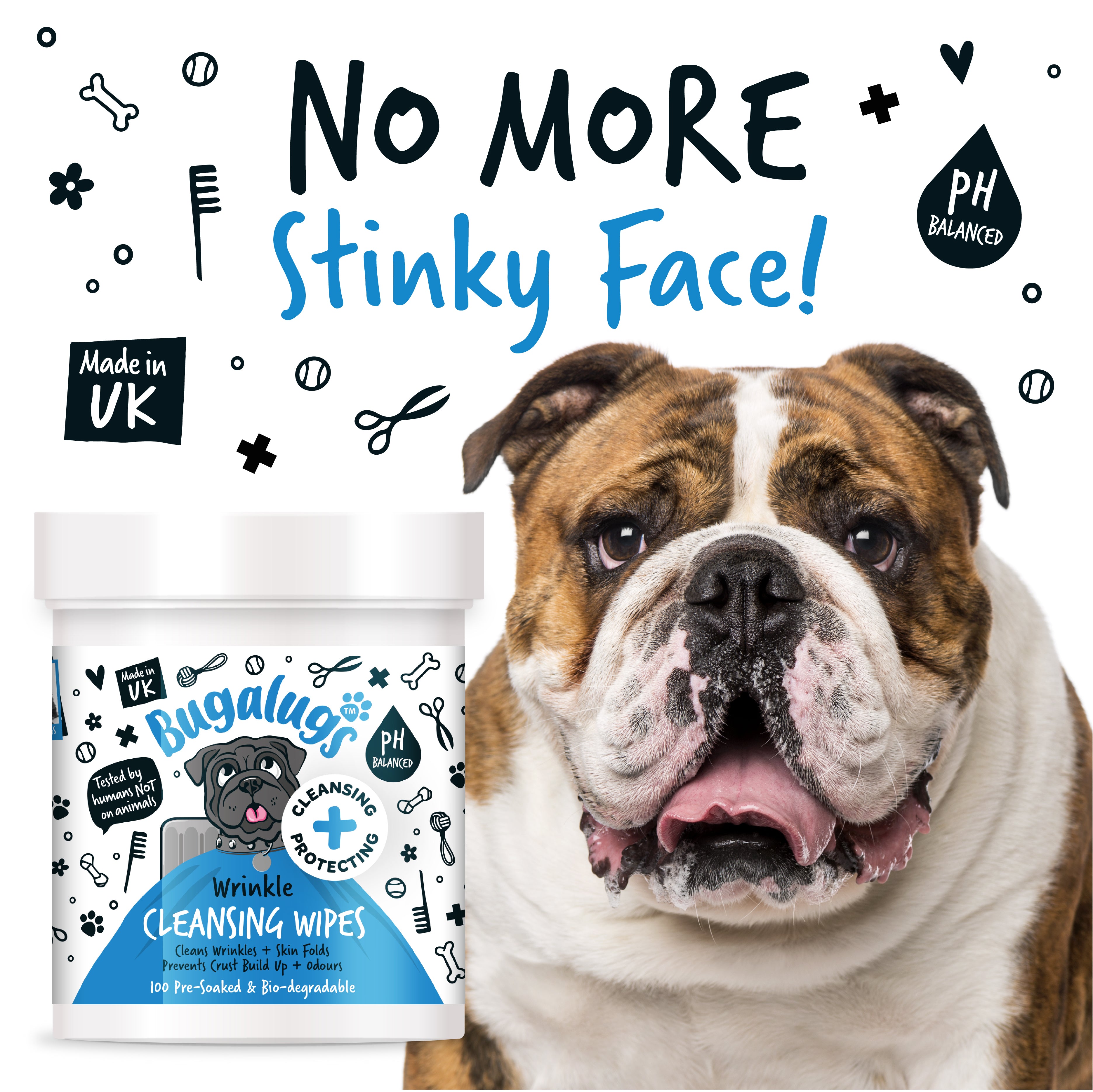 Bugalugs - Wrinkle Wipe pads (100)