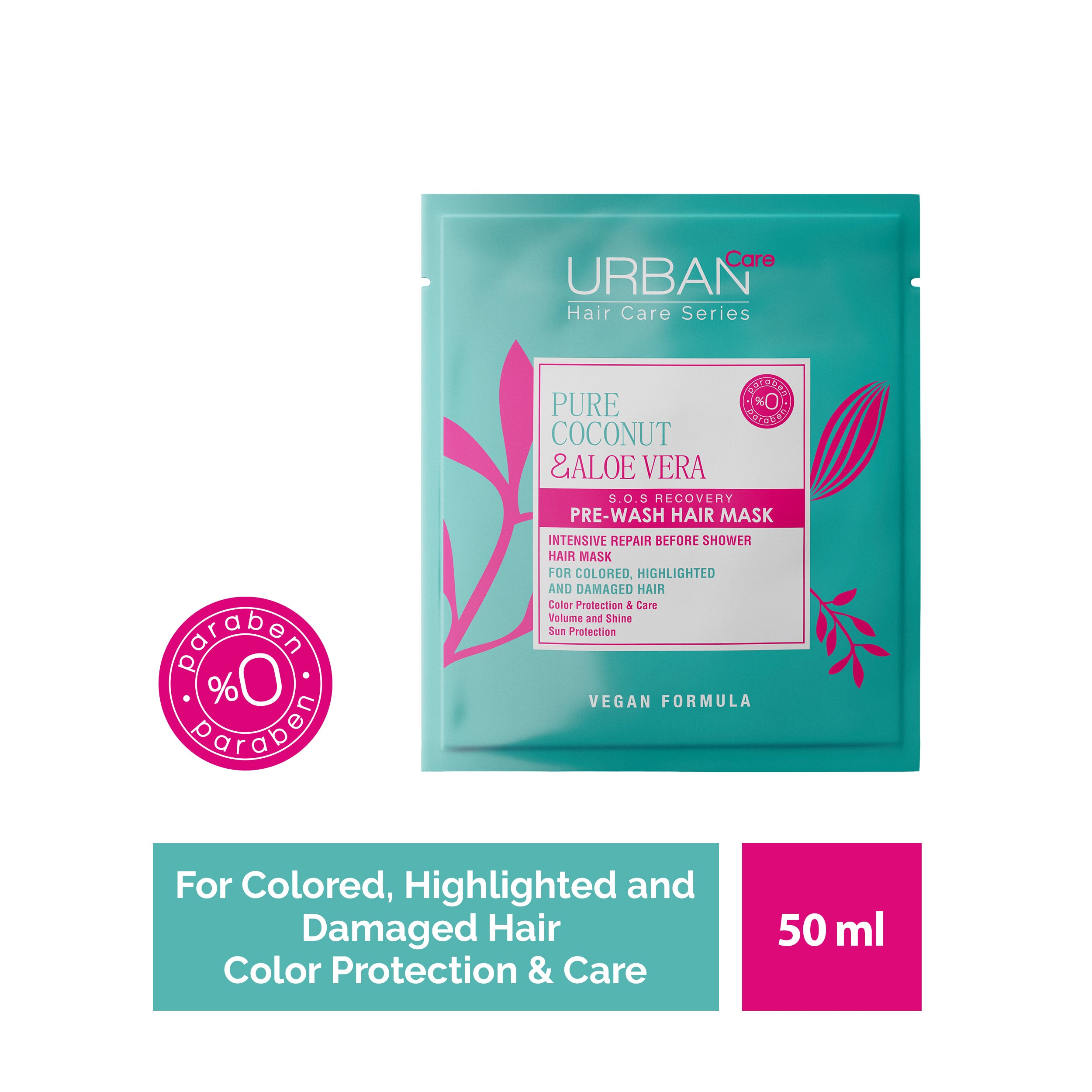 Urban Care - PURE COCONUT & ALOE VERA PRE-HAIRMASK - 50 ml