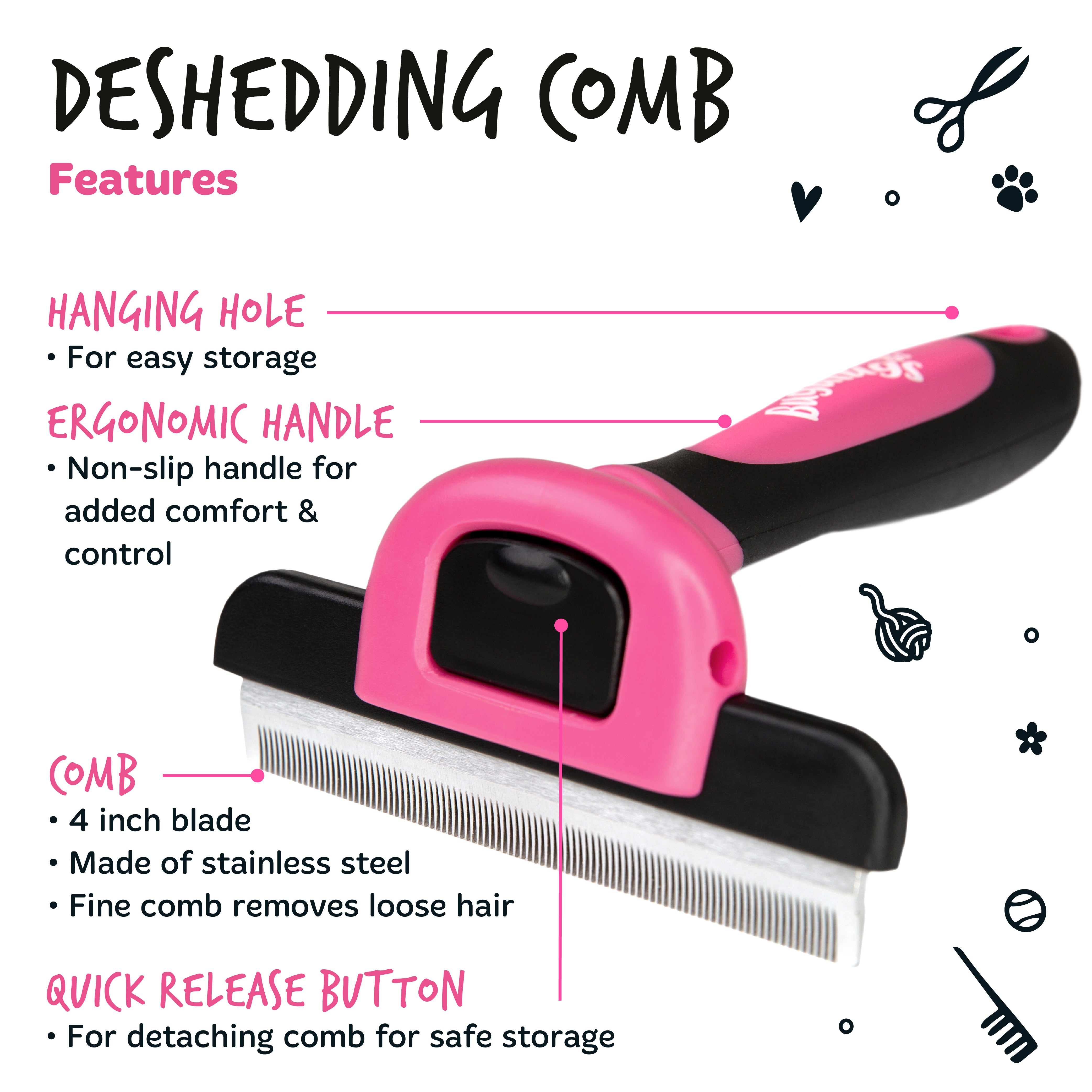 Bugalugs - DESHEDDING COMB