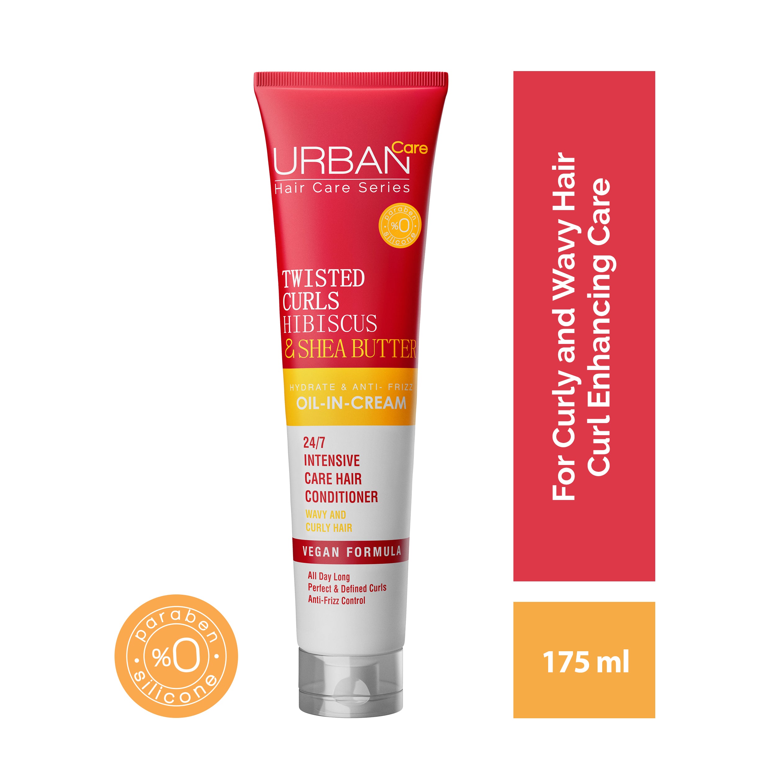 Urban Care - TWISTED CURLS HIBISCUS & SHEA BUTTER OIL IN CREAM - 175 ml