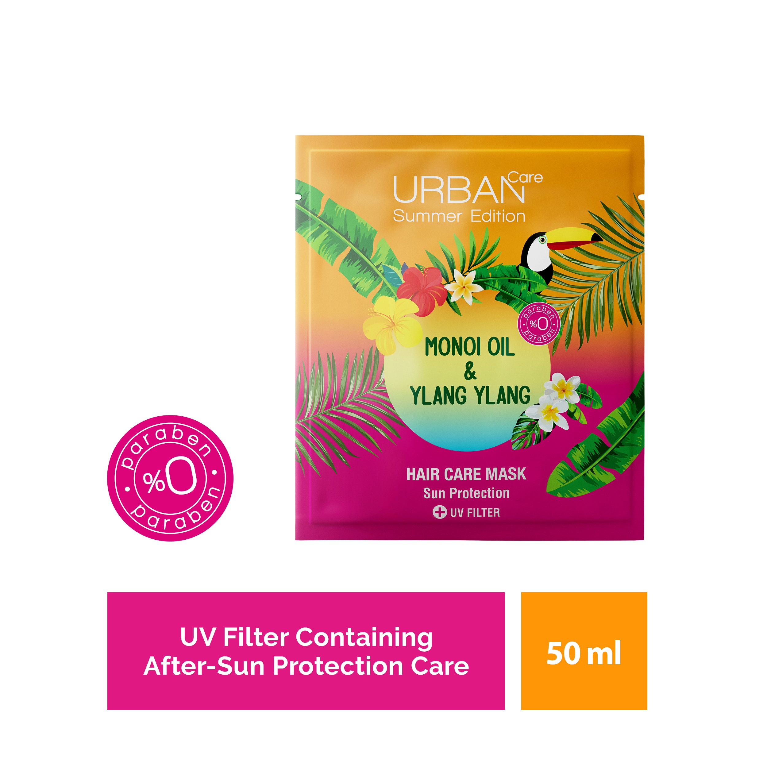 Urban Care - MONOI & YLANG YLANG SACHET HAIR MASK - 50 ml